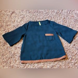 Girls size 8 Bjewel boho style cropped top